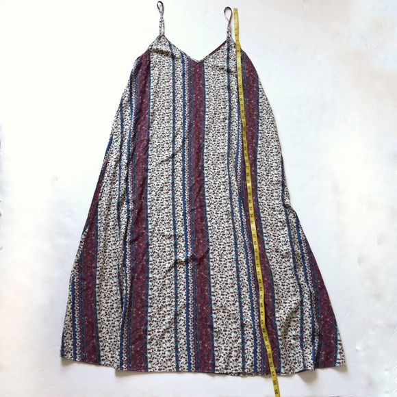 Natural Life Gracie Floral Maxi Slip Dress XL Boho Hippie Fairy Relaxed Cottage - Picture 8 of 11
